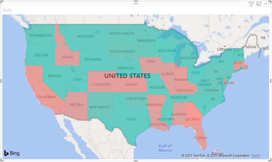 Power BI Mapping - Filled Maps